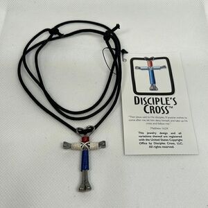 Disciples Patriotic Unisex Cross Necklace.